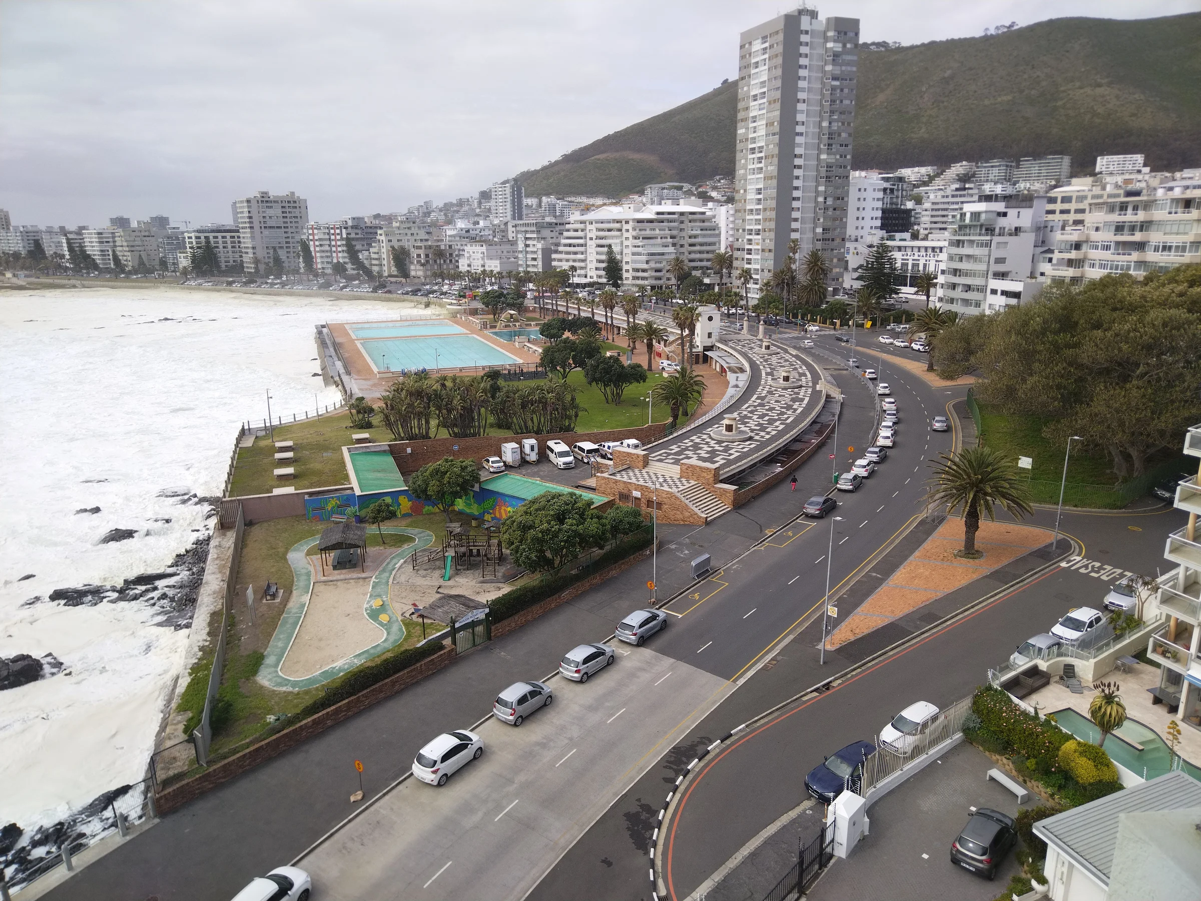Apartmenthäuser in Sea Point an der Atlantikküste